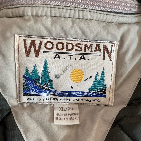 Woodsman All Terrain Work Vintage Jacket Removable Liner Mens Sz XL Tan As is - Picture 9 of 14
